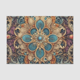 Papel De Seda abstraktes florales Muster 7