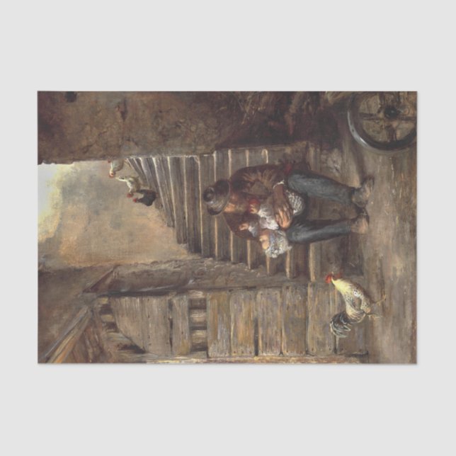 Papel De Seda Abuelo que cuida a su nieto (Anverso)