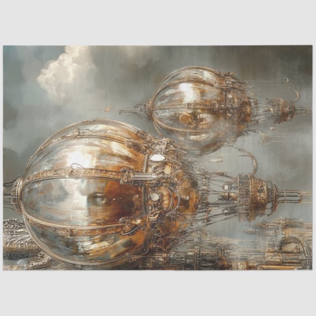 Papel De Seda Acabado del espejo retrovisor de globo de aire cal (Anverso)