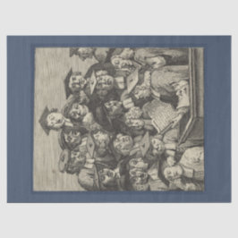 Papel De Seda Académicos en una conferencia (por William Hogarth