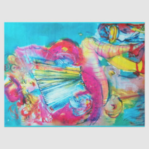 PAPEL DE SEDA ACCORDION PLAYER EN LA NOCHE