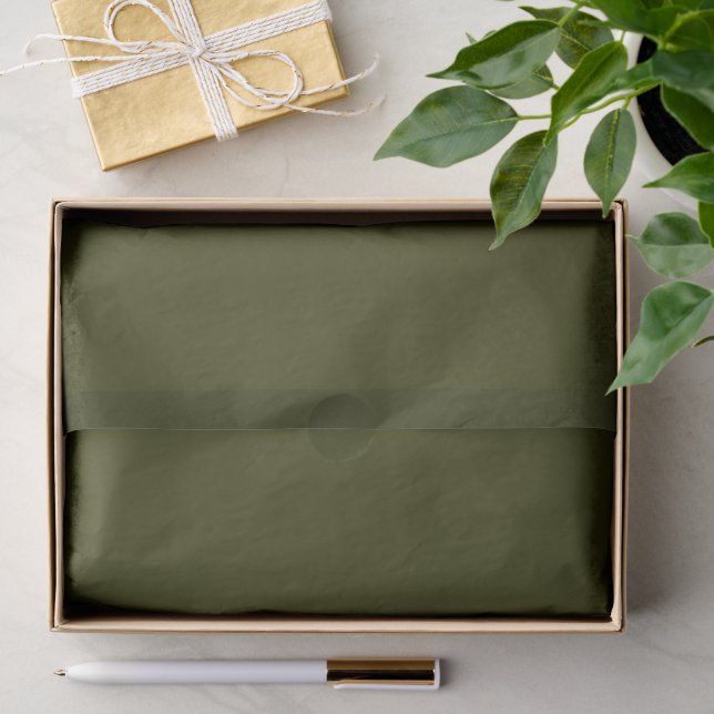 Papel De Seda Aceituna Oscura (Regalo )
