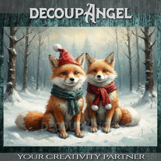 Papel De Seda Acogedora pareja Fox - Desnudar - (Subido por el creador)