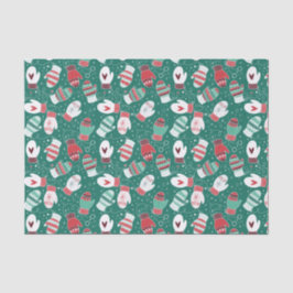 Papel De Seda Acogedores Navidades de invierno miden el patrón e