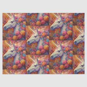 Papel De Seda ACOGEDORES NIÑOS de cumpleaños de Unicornio
