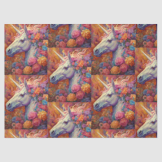 Papel De Seda ACOGEDORES NIÑOS de cumpleaños de Unicornio