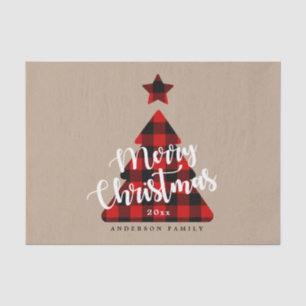 Papel De Seda Acondicionamiento de vacaciones navideñas en búfal