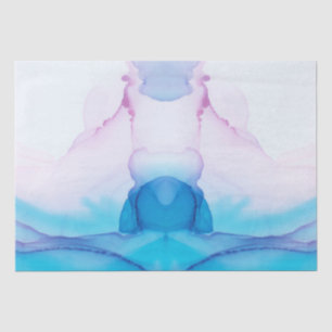 Papel De Seda Acondicionamiento elegante de color rosa y azul