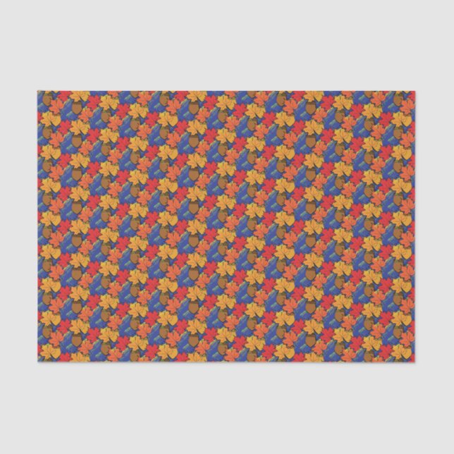 Papel De Seda Acordes y hojas I (Anverso)