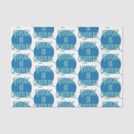 Papel De Seda Actitud Del Lema De Recuperación De Gratitud