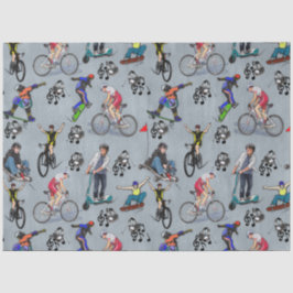 Papel De Seda Actividades al aire libre en patinetas