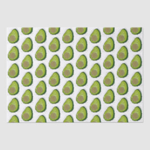 Papel De Seda Acuarela Cuta Aguacate