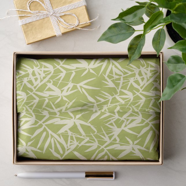 Papel De Seda Acuarela de bambú japonés (Regalo )