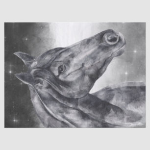 Papel De Seda Acuarela de caballo