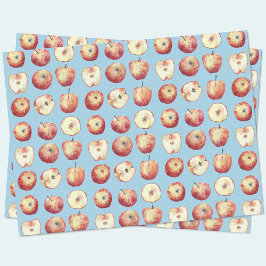 Papel De Seda Acuarela de fruta de Apple