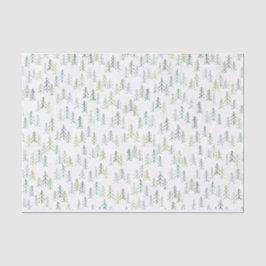 Papel De Seda acuarela de Ilustracion de árbol de Navidad 