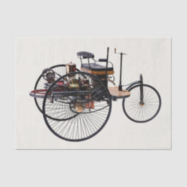 Papel De Seda Acuarela de vehículos antiguos