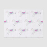 Papel De Seda Acuarela Llama Kids Birthday Fiesta<br><div class="desc">Papel higiénico del Partido del Cumpleaños de la Llama Cuta.</div>