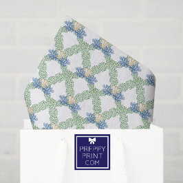 Papel De Seda Acuarela Navidades costeros Garland