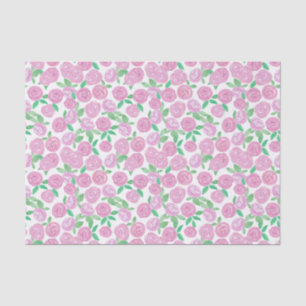 Papel De Seda Acuarela, rosa rosa