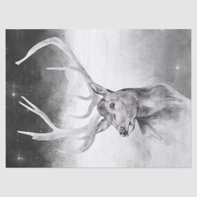 Papel De Seda acuarela Stag (Anverso)