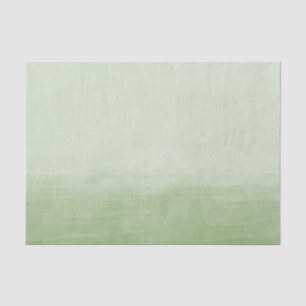 Papel De Seda Acuarela verde de Ombre