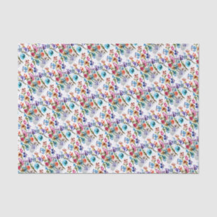 Papel De Seda Acuarela Whimsical Butterflies