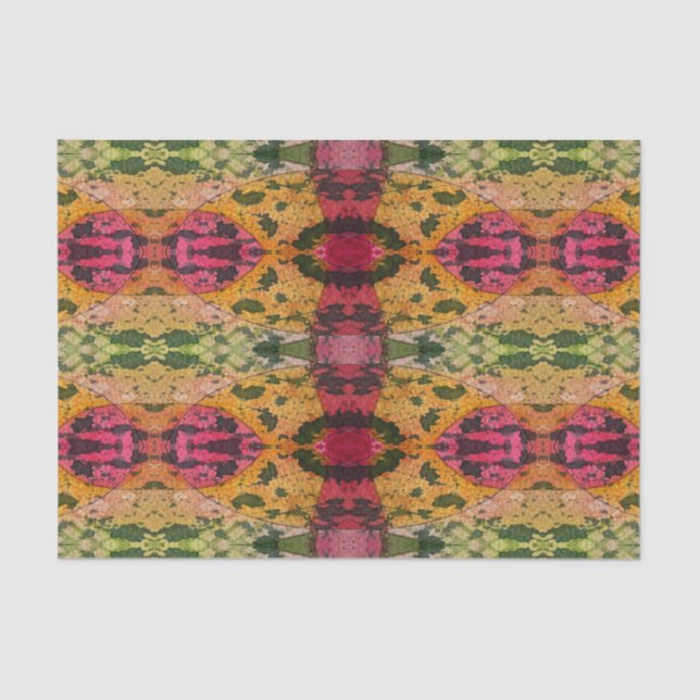 Papel De Seda Acuarela Y Tinta Abstrante Expressionismo Arte (Anverso)