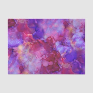 Papel De Seda acuarelas de fantasía, tonos cálidos: