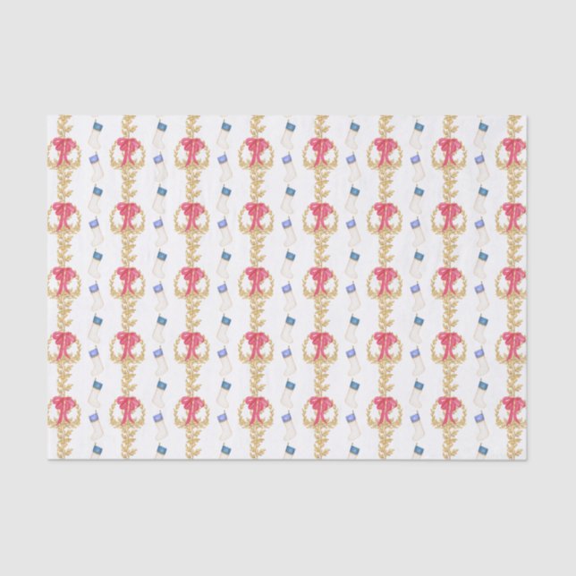 Papel De Seda Acuarelas y Garland (Anverso)