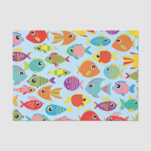Papel De Seda Acuario de pescado Primer Fiesta de cumpleaños Pap