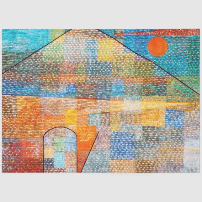 Papel De Seda Ad Parnassum, Paul Klee (Anverso)