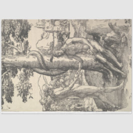 Papel De Seda Adam y Eva: La caída del hombre (Lucas van Leyden)