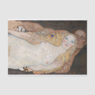 Papel De Seda Adam y Eve de Gustav Klimt
