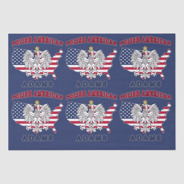 Papel De Seda Adams Massachusetts Polaco (Anverso)