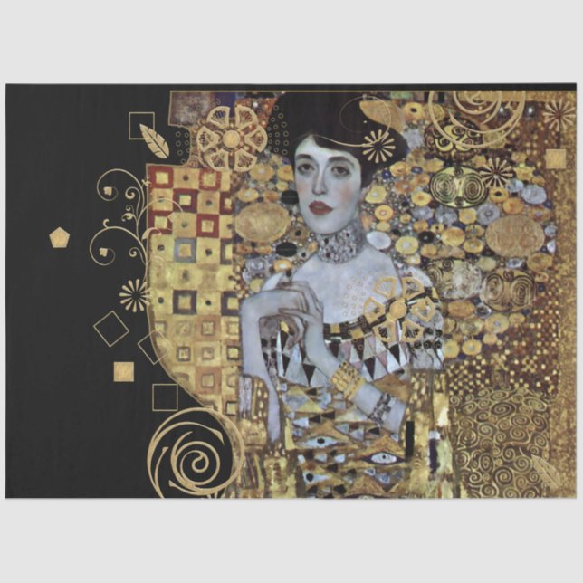 Papel De Seda Adele Klimt Tissue Paper (Anverso)