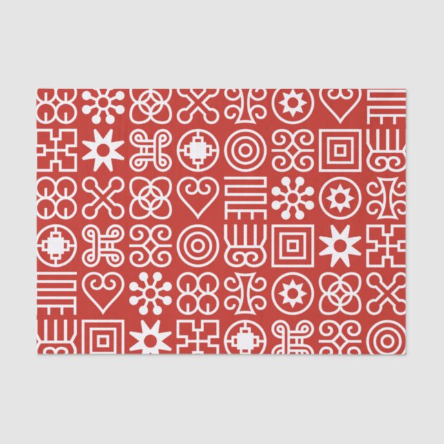 Papel De Seda Adinkra africana (Anverso)