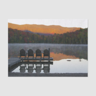 Papel De Seda Adirondack preside Heart Lake Fall