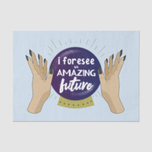 Papel De Seda Adivino, bola de cristal psíquica, mágica