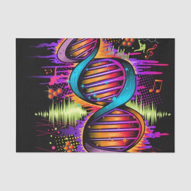 Papel De Seda ADN musical (Anverso)