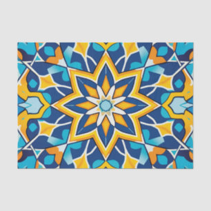 Papel De Seda adorable patrón de azulejos marroquí