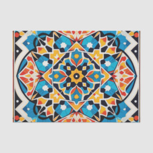 Papel De Seda adorable patrón de azulejos marroquí