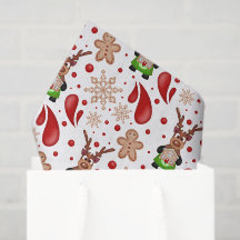 Adorable Reno de Navidad Rojo Festivo