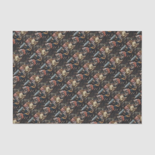 Papel De Seda Adoración de Pastores (Anverso)