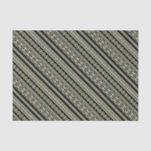Papel De Seda Adorno de fondo de Ucrania de aceituna negra linda