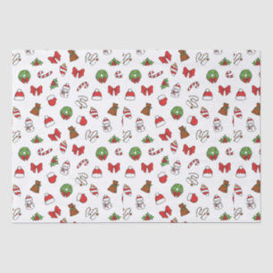 Papel De Seda Adorno Navideño Gorro de Santa Adorable