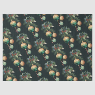 Papel De Seda Adornos Elegantes para Árbol de Navidad