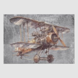 Papel De Seda Aeronaves de Steampunk
