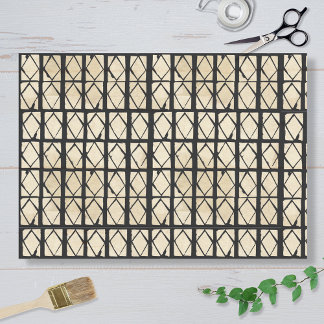 Papel De Seda African Inspired Diamond Pattern Tissue Paper