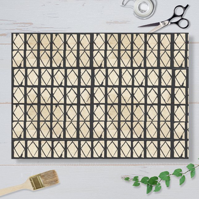 Papel De Seda African Inspired Diamond Pattern Tissue Paper (Subido por el creador)